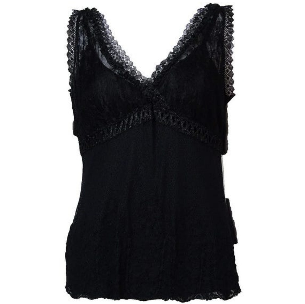Polo Ralph Lauren Lace Black Top L